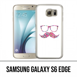 Carcasa Samsung Galaxy S6 edge - gafas bigote