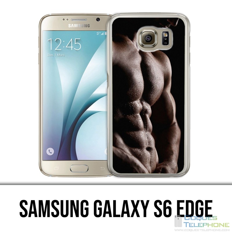 Custodia per Samsung Galaxy S6 Edge - Muscoli uomo