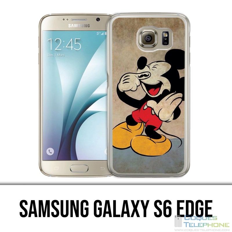 Samsung Galaxy S6 Edge Hülle - Mickey Moustache