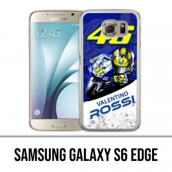 Coque Samsung Galaxy S6 EDGE - Motogp Rossi Cartoon