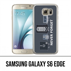 Custodia per Samsung Galaxy S6 Edge - Mai dimenticare vintage