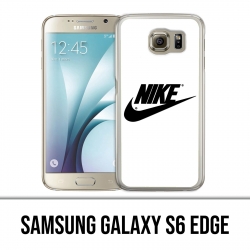 Custodia edge Samsung Galaxy S6 - Logo Nike bianco