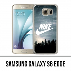 Carcasa Samsung Galaxy S6 edge - Nike Logo Wood