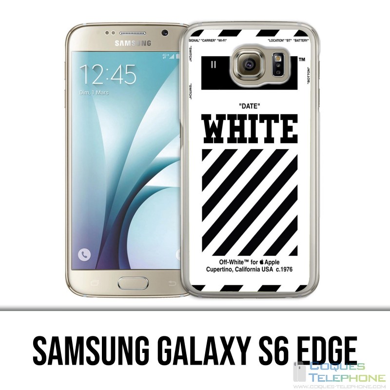 Custodia per Samsung Galaxy S6 Edge - Bianco sporco bianco