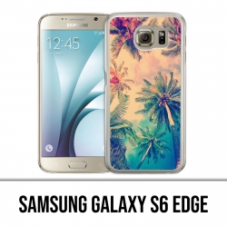 Samsung Galaxy S6 Edge Hülle - Palmen