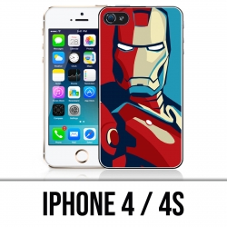 Coque iPhone 4 / 4S - Iron Man Design Affiche