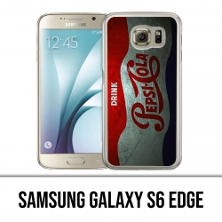 Carcasa Samsung Galaxy S6 edge - Vintage Pepsi