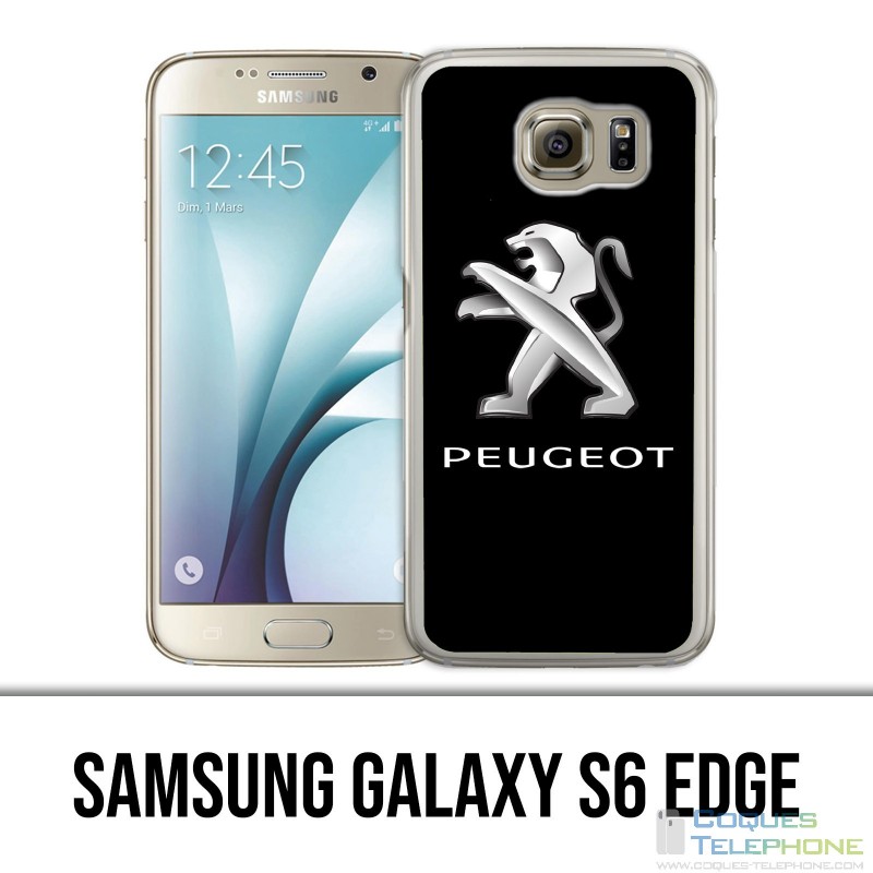 Carcasa Samsung Galaxy S6 edge - Logotipo de Peugeot