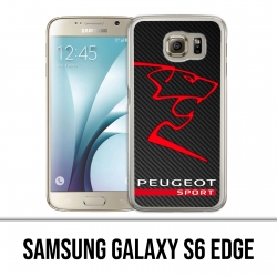 Coque Samsung Galaxy S6 EDGE - Peugeot Sport Logo