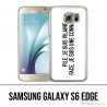 Samsung Galaxy S6 Rand Fall - freches Gesicht Connasse Pile