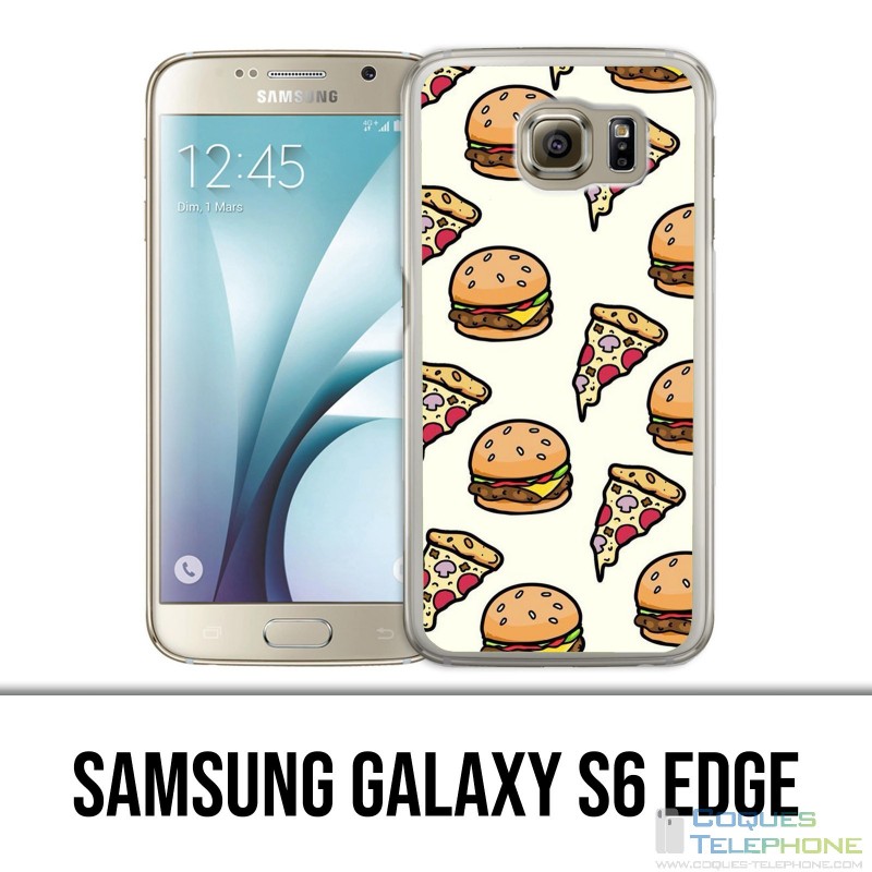 Samsung Galaxy S6 Edge Hülle - Pizza Burger