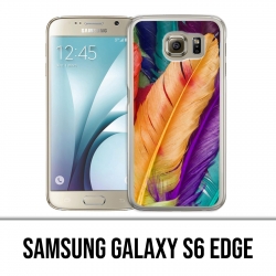 Carcasa Samsung Galaxy S6 edge - Plumas