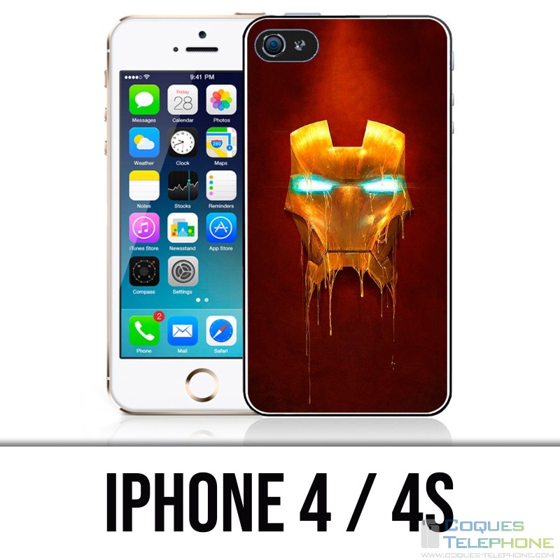 Funda iPhone 4 / 4S - Iron Man Gold
