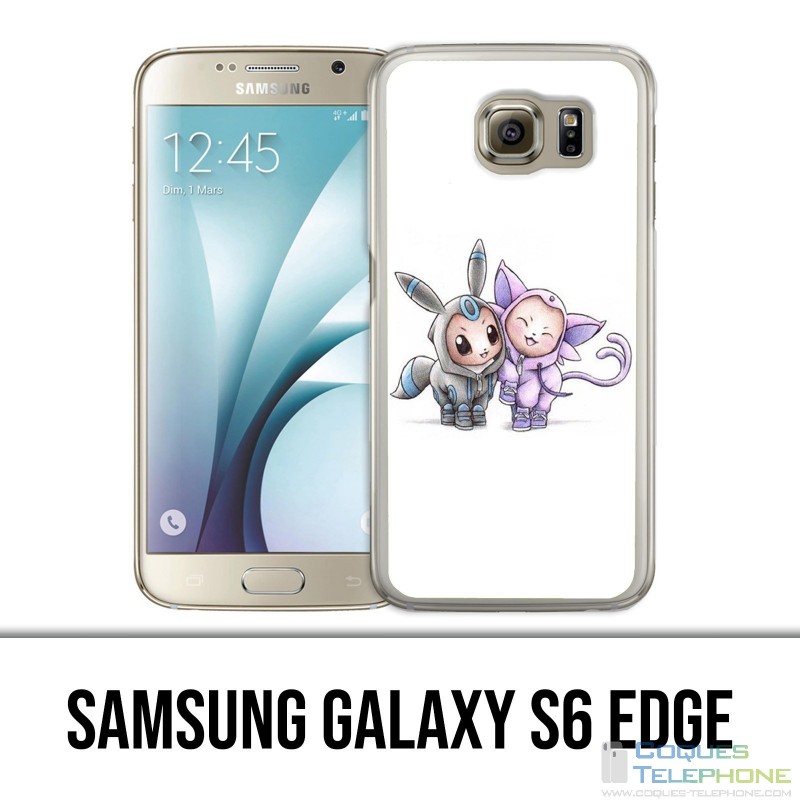 Samsung Galaxy S6 Edge Hülle - Pokemon Baby Mentali Noctali
