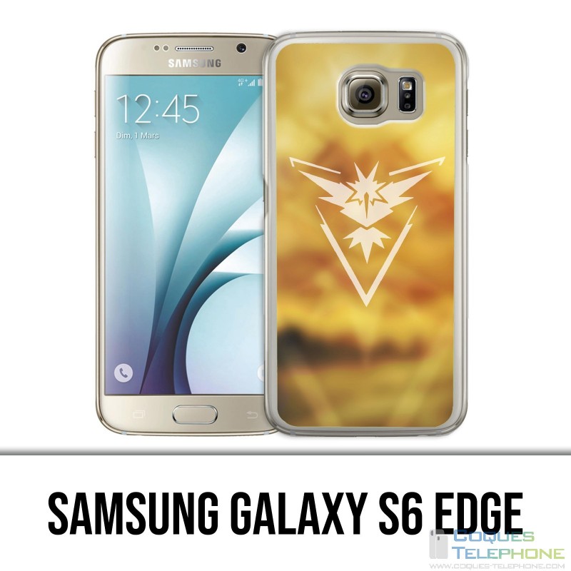 Samsung Galaxy S6 Edge Hülle - Pokémon Go Team Gelb