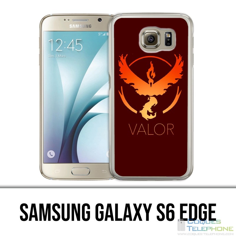 Samsung Galaxy S6 Edge Case - Pokemon Go Team Red Grunge