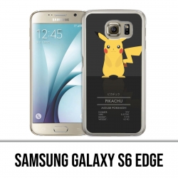 Custodia per Samsung Galaxy S6 Edge - Pokémon Pikachu