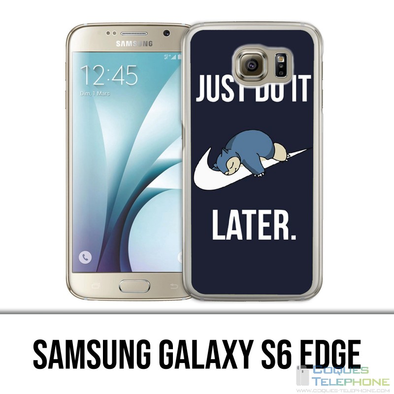 Custodia per Samsung Galaxy S6 Edge - Pokémon Ronflex, fallo solo dopo