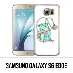 Custodia edge Samsung Galaxy S6 - Pokémon baby Bulbizarre