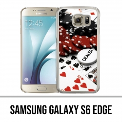 Samsung Galaxy S6 Edge Hülle - Poker Dealer