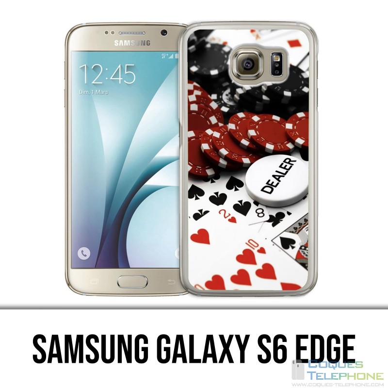 Samsung Galaxy S6 Edge Hülle - Poker Dealer