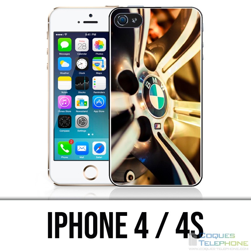 Carcasa para iPhone 4 / 4S - Llanta Chrome Bmw