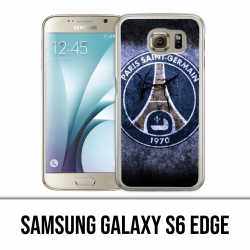 Samsung Galaxy S6 Edge Hülle - PSG Logo Grunge