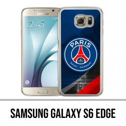Custodia edge Samsung Galaxy S6 - Logo PSG in metallo cromato