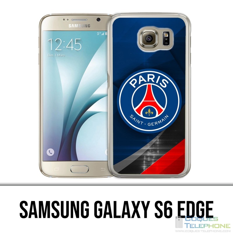 Carcasa Samsung Galaxy S6 edge - PSG Logo Metal Chrome