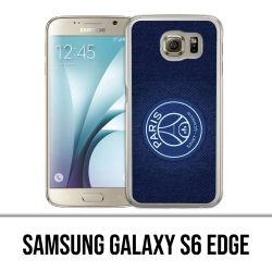 Custodia per Samsung Galaxy S6 Edge - Sfondo blu minimalista PSG