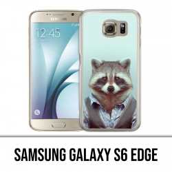Samsung Galaxy S6 Edge Hülle - Waschbär Kostüm