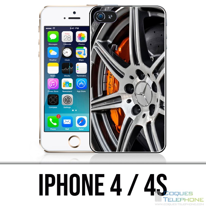 Coque iPhone 4 / 4S - Jante Mercedes Amg