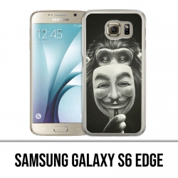 Coque Samsung Galaxy S6 edge - Singe Monkey Aviateur
