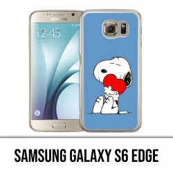 Custodia per Samsung Galaxy S6 Edge - Snoopy Heart