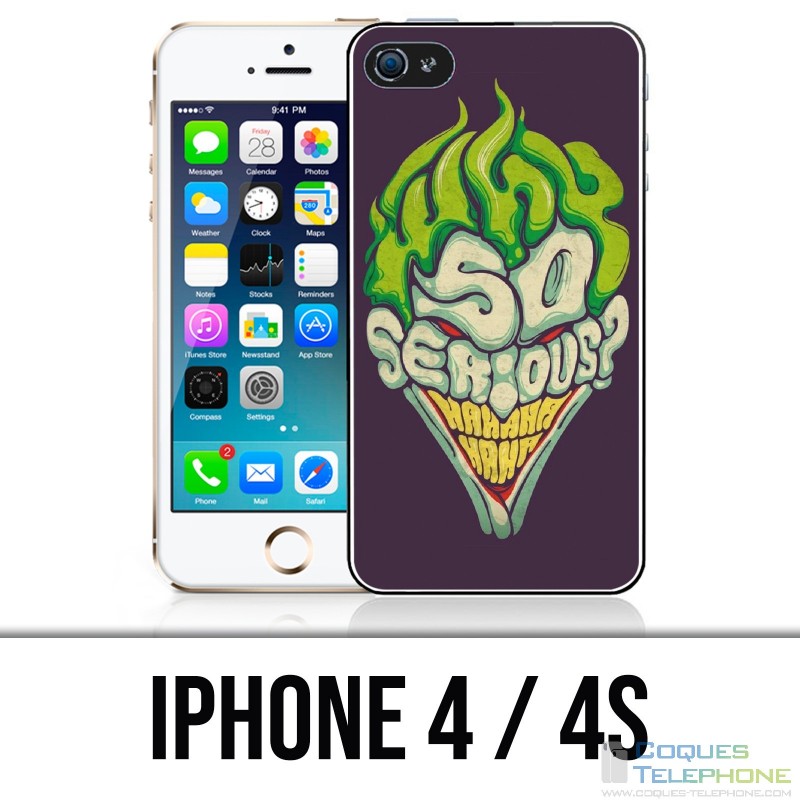 Funda iPhone 4 / 4S - Joker Tan serio