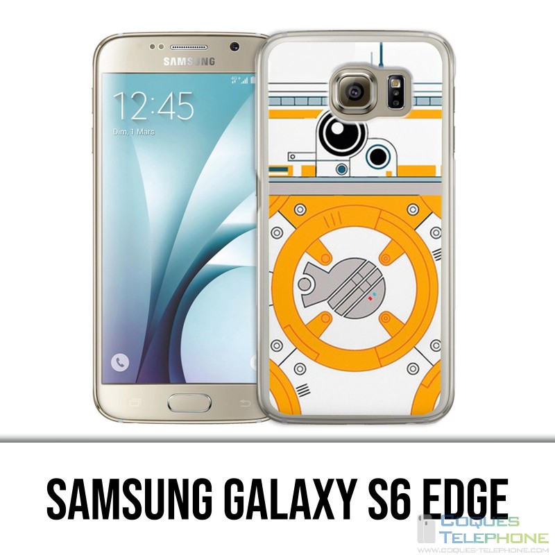 Custodia per Samsung Galaxy S6 Edge - Star Wars Bb8 minimalista