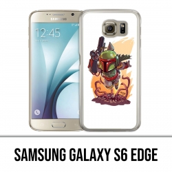 Custodia per Samsung Galaxy S6 Edge - Star Wars Boba Fett Cartoon
