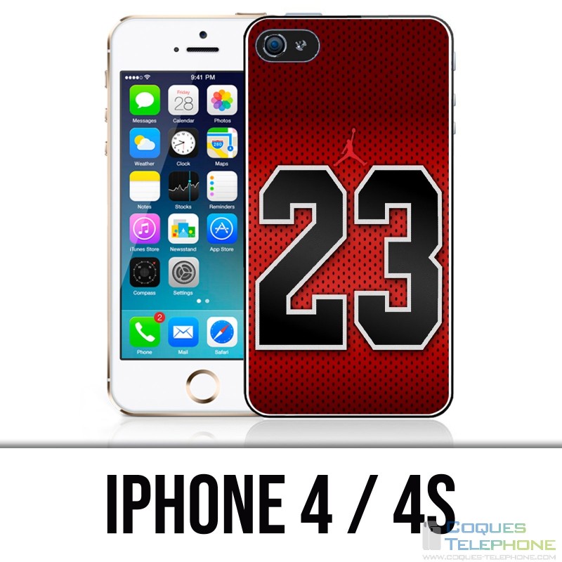 Coque iPhone 4 / 4S - Jordan 23 Basketball