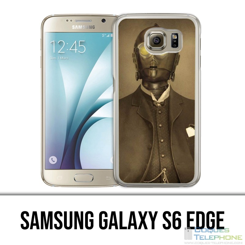 Samsung Galaxy S6 Edge Case - Star Wars Vintage C3Po