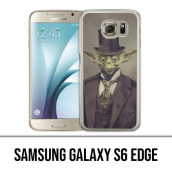 Custodia per Samsung Galaxy S6 Edge - Star Wars Vintage Yoda