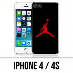 IPhone 4 / 4S Hülle - Jordan Basketball Logo Schwarz