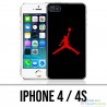 IPhone 4 / 4S Case - Jordan Basketball Logo Black