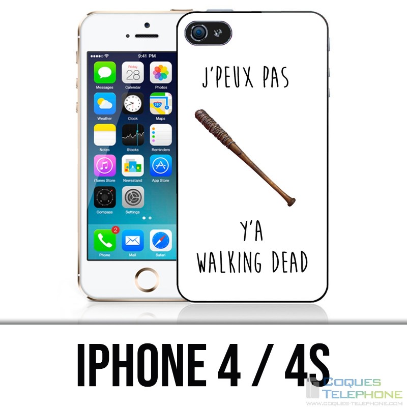 Coque iPhone 4 / 4S - Jpeux Pas Walking Dead