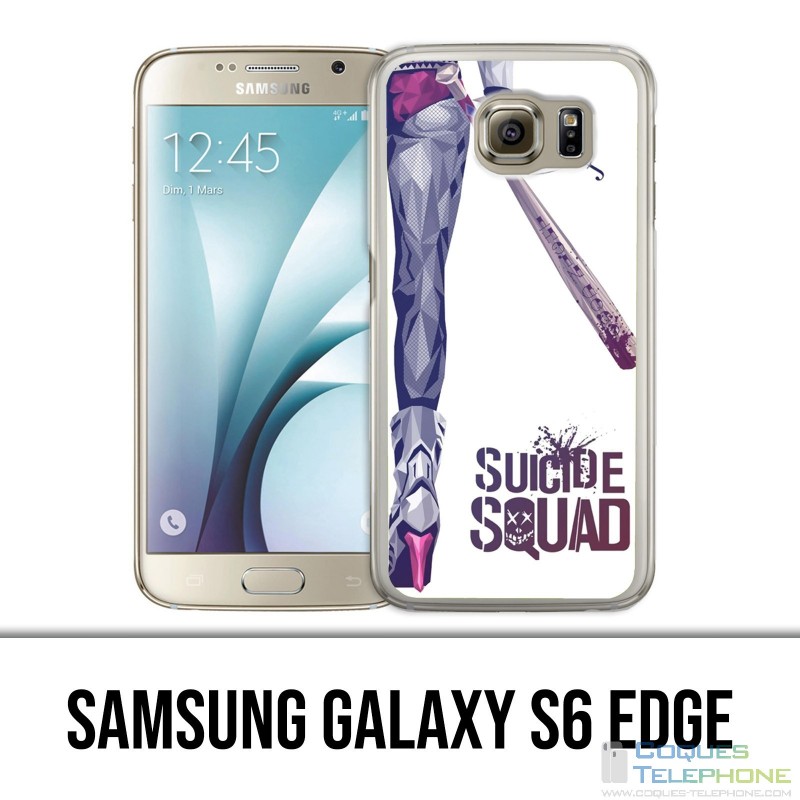 Samsung Galaxy S6 Edge Hülle - Suicide Squad Leg Harley Quinn