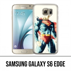 Custodia per Samsung Galaxy S6 Edge - Superman Paintart