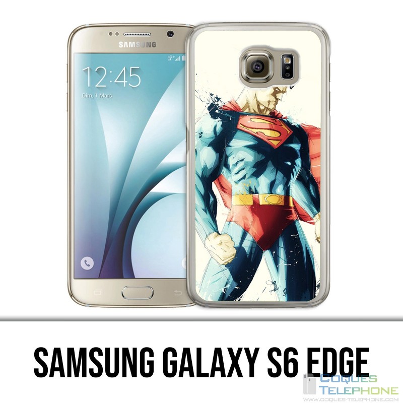 Carcasa Samsung Galaxy S6 Edge - Superman Paintart