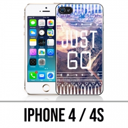 IPhone 4 / 4S case - Just Go