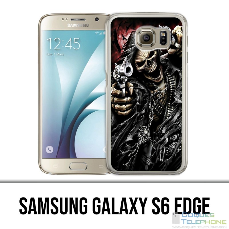 Samsung Galaxy S6 Edge Hülle - Head Dead Pistol