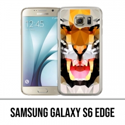 Coque Samsung Galaxy S6 EDGE - Tigre Geometrique