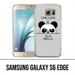 Custodia per Samsung Galaxy S6 Edge - Unicorno Ninja Panda Unicorn